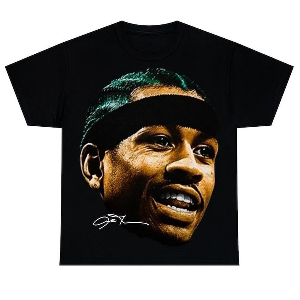 Allen Iverson T-Shirt Rare The Answer Rap Tee Vintage Style Graphic Print